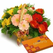 Online New Year Flowers to India